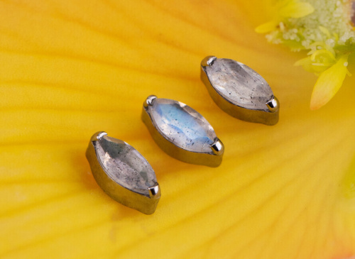 Накрутка Labradorite Almonds 1.6 мм фото 2